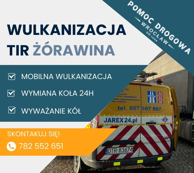 Wulkanizacja TIR w Żórawinie
